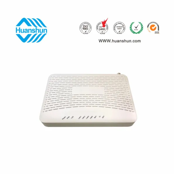 HSOS21176GNW FTTH 終端（XPON ONU WIFI，CATV） （GE+3FE+2*2WIFI+CATV NE)